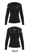 BB PROPERTY DEVELOPMENT 19213306 Women's Long Sleeve V-neck Shirt - 35