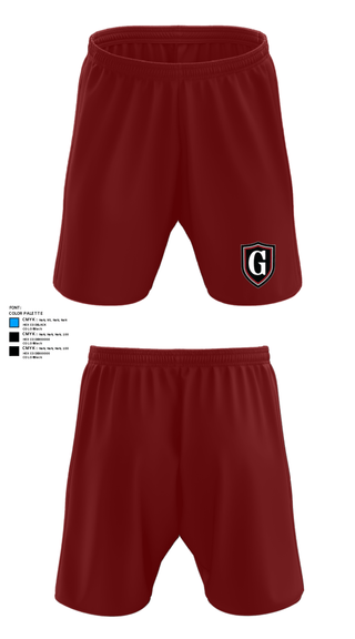 Athletic Shorts With Pockets, Greenon Knights, Women's Volleyball, Teamtime, Team time, sublimation, custom sports apparel, team uniforms, spirit wear, spiritwear, sports uniforms, custom shirts, team store, custom team store, fundraiser sports, apparel fundraiser