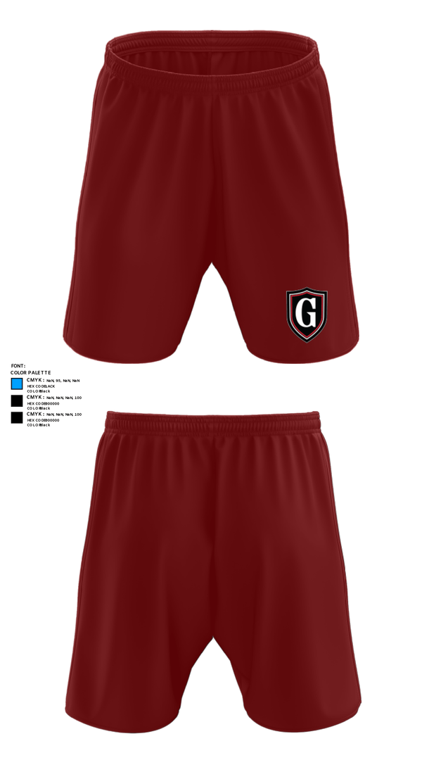Athletic Shorts With Pockets, Greenon Knights, Women's Volleyball, Teamtime, Team time, sublimation, custom sports apparel, team uniforms, spirit wear, spiritwear, sports uniforms, custom shirts, team store, custom team store, fundraiser sports, apparel fundraiser