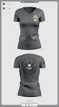 NARCOTICS BUREAU Women's Short Sleeve V-neck Shirt - 1