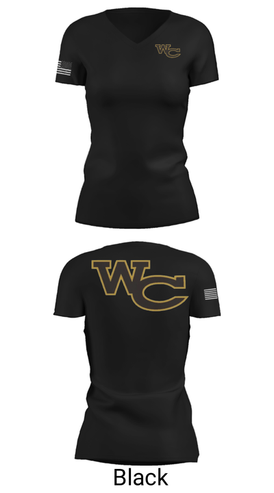 Waco 11755541 Women's Short Sleeve V-neck Shirt - 38