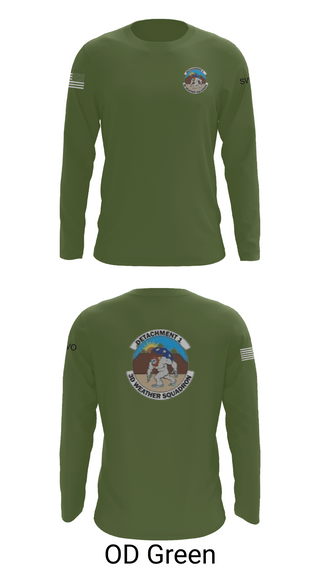 Long Sleeve Performance Shirt, Detachment 1, 3rd Combat Weather Sqd, Air Force, Teamtime, Team time, sublimation, custom sports apparel, team uniforms, spirit wear, spiritwear, sports uniforms, custom shirts, team store, custom team store, fundraiser sports, apparel fundraiser