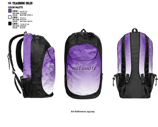 Gear Bag, Lady Hot Shotz, Women's Basketball, Teamtime, Team time, sublimation, custom sports apparel, team uniforms, spirit wear, spiritwear, sports uniforms, custom shirts, team store, custom team store, fundraiser sports, apparel fundraiser