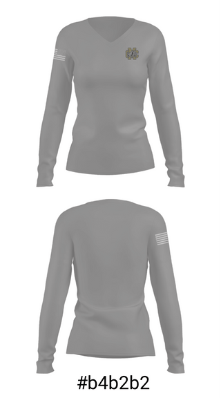 Women's Long Sleeve Vneck Shirt, Marlboro County High School Track, Track & Field, Teamtime, Team time, sublimation, custom sports apparel, team uniforms, spirit wear, spiritwear, sports uniforms, custom shirts, team store, custom team store, fundraiser sports, apparel fundraiser