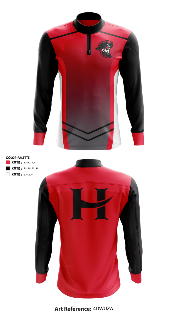 Quarter Zip Jacket, Hart High School Volleyball, Women's Volleyball, Teamtime, Team time, sublimation, custom sports apparel, team uniforms, spirit wear, spiritwear, sports uniforms, custom shirts, team store, custom team store, fundraiser sports, apparel fundraiser