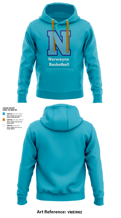 Norwayne Middle School Basketball 44729069 Hoodie - 1