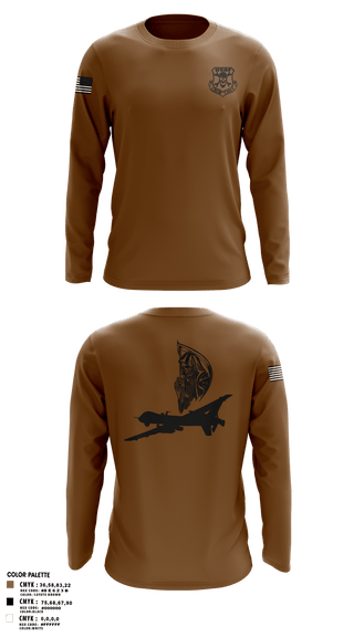 Long Sleeve Performance Shirt, 12th AMU, Air Force, Teamtime, Team time, sublimation, custom sports apparel, team uniforms, spirit wear, spiritwear, sports uniforms, custom shirts, team store, custom team store, fundraiser sports, apparel fundraiser