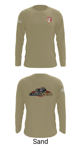 Long Sleeve Performance Shirt, Charlie Battery, 1st Battalion 1st Air Defense Artillery Regiment, , Teamtime, Team time, sublimation, custom sports apparel, team uniforms, spirit wear, spiritwear, sports uniforms, custom shirts, team store, custom team store, fundraiser sports, apparel fundraiser