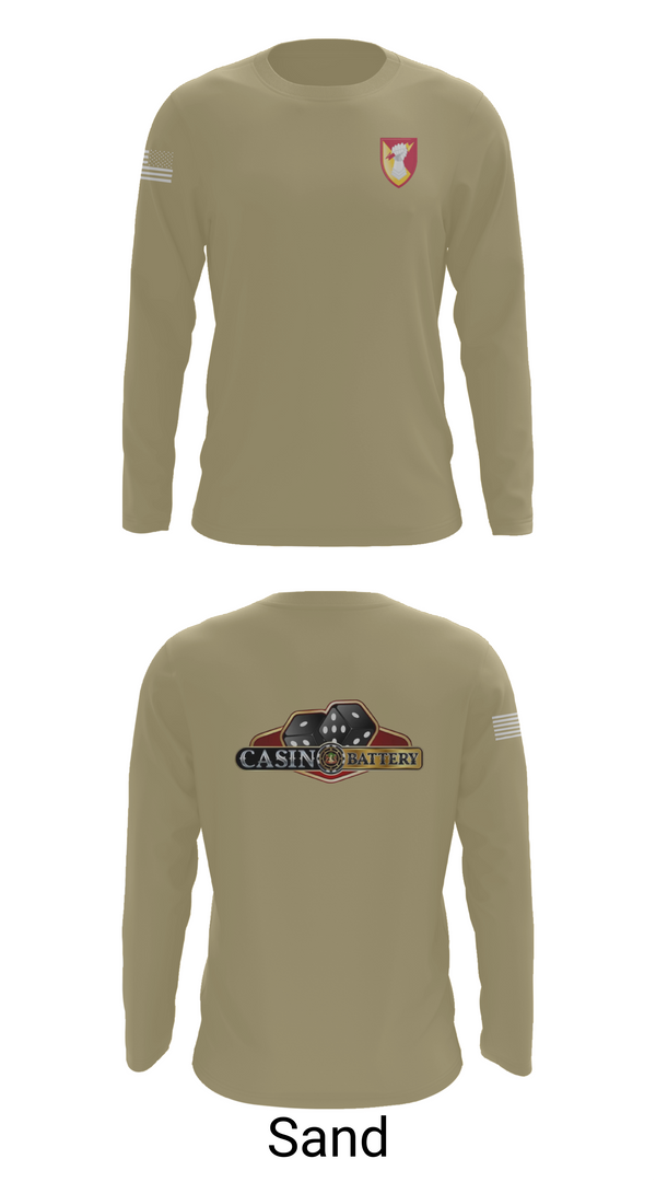 Long Sleeve Performance Shirt, Charlie Battery, 1st Battalion 1st Air Defense Artillery Regiment, , Teamtime, Team time, sublimation, custom sports apparel, team uniforms, spirit wear, spiritwear, sports uniforms, custom shirts, team store, custom team store, fundraiser sports, apparel fundraiser