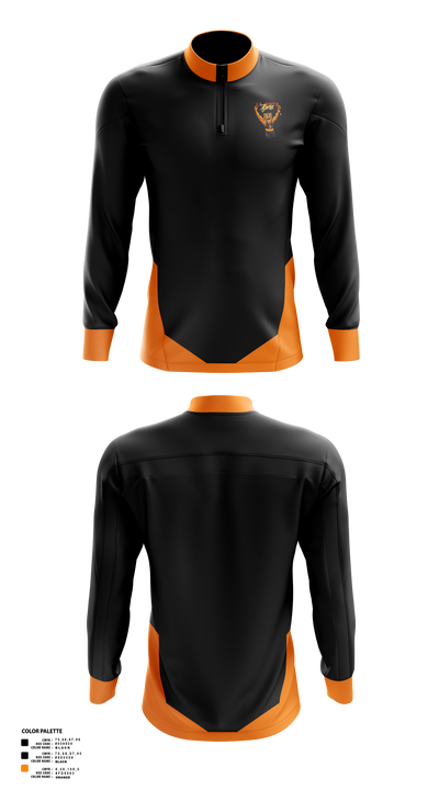La Junta Junior High School Wrestling 13796391 Quarter Zip Jacket - 1