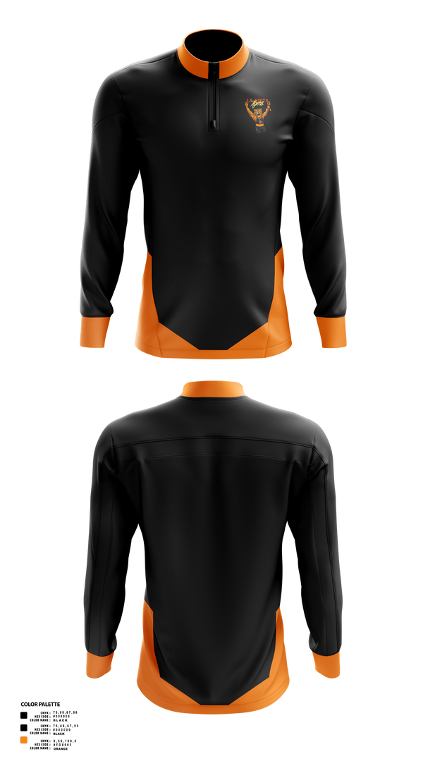 Quarter Zip Jacket, La Junta Junior High School Wrestling, Wrestling, Teamtime, Team time, sublimation, custom sports apparel, team uniforms, spirit wear, spiritwear, sports uniforms, custom shirts, team store, custom team store, fundraiser sports, apparel fundraiser