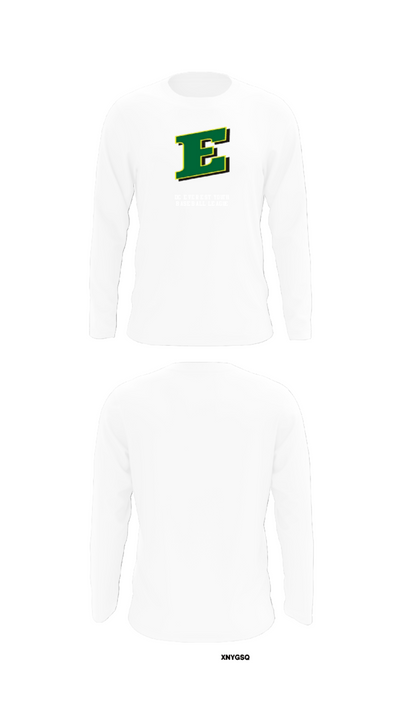 DC Everest Youth Baseball League 17508188 Long Sleeve Performance Shirt - 8