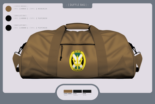 Duffle Bag, Charlie Company, National Guard, Teamtime, Team time, sublimation, custom sports apparel, team uniforms, spirit wear, spiritwear, sports uniforms, custom shirts, team store, custom team store, fundraiser sports, apparel fundraiser