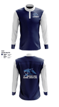 CT Johnson High School Wrestling 31935776 Quarter Zip Jacket - 41