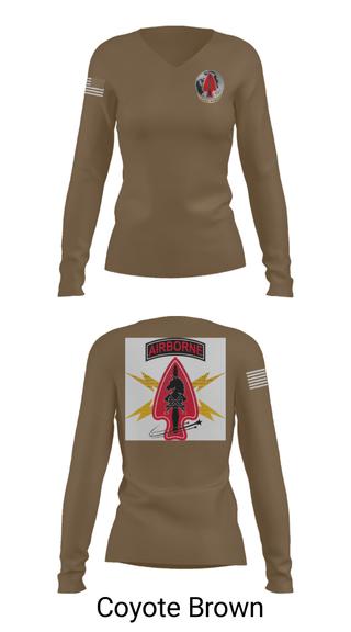 Womens Long Sleeve Vneck Shirt, Usasoc, Army, Teamtime, Team time, sublimation, custom sports apparel, team uniforms, spirit wear, spiritwear, sports uniforms, custom shirts, team store, custom team store, fundraiser sports, apparel fundraiser