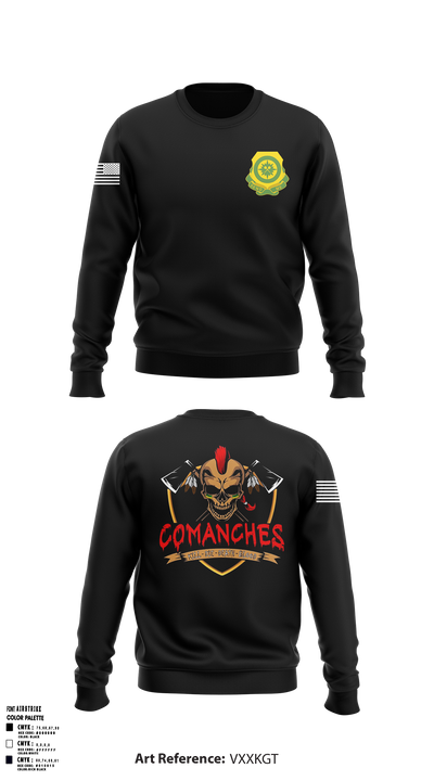 C Co., 795th MP BN 49613794 Crew Neck Sweatshirt - 2