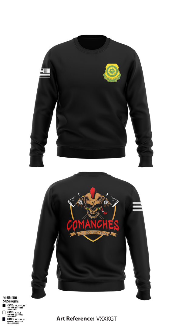 Crew Neck Sweatshirt, C Co., 795th MP BN, Army, Teamtime, Team time, sublimation, custom sports apparel, team uniforms, spirit wear, spiritwear, sports uniforms, custom shirts, team store, custom team store, fundraiser sports, apparel fundraiser