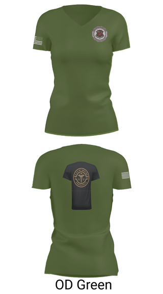 Womens Short Sleeve Vneck Shirt, BOLC 187TH, Army, Teamtime, Team time, sublimation, custom sports apparel, team uniforms, spirit wear, spiritwear, sports uniforms, custom shirts, team store, custom team store, fundraiser sports, apparel fundraiser