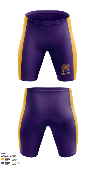 Taylorville Wrestling Club 5122826 Men's Compression Shorts - 42