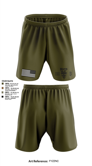 Athletic Shorts With Pockets, 3B 1-325 AIR, 2BCT, 82ND ABN DIV, Army, Teamtime, Team time, sublimation, custom sports apparel, team uniforms, spirit wear, spiritwear, sports uniforms, custom shirts, team store, custom team store, fundraiser sports, apparel fundraiser