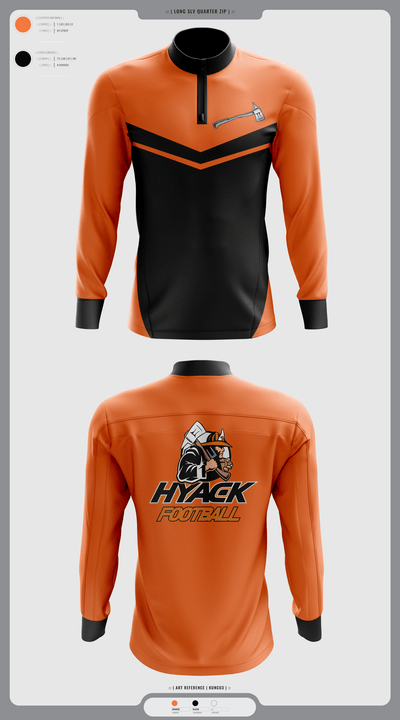 Hyacks Football 75813523 Quarter Zip Jacket - 3