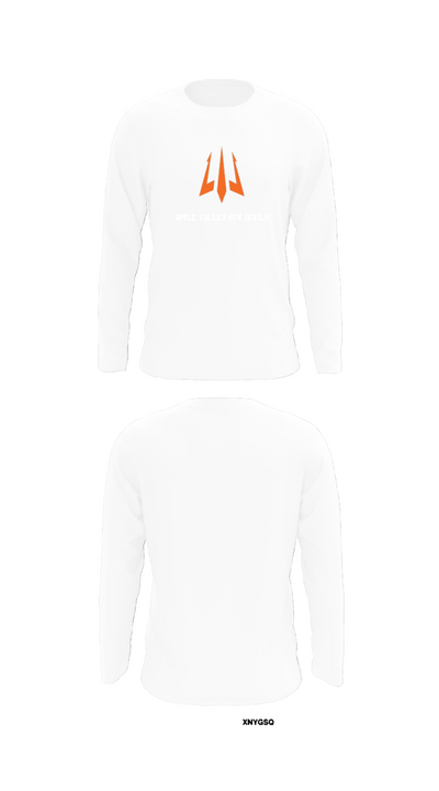 Apple Valley Sun Devils 42610667 Long Sleeve Performance Shirt - 8