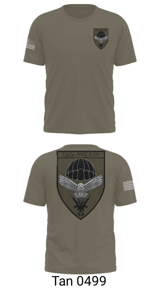 Old School Cotton Feel Shirt, 8.FschJgRgt 26, Army, Teamtime, Team time, sublimation, custom sports apparel, team uniforms, spirit wear, spiritwear, sports uniforms, custom shirts, team store, custom team store, fundraiser sports, apparel fundraiser