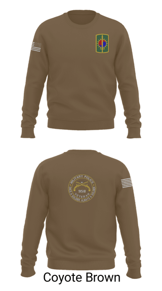 Crew Neck Sweatshirt, 142ND MILITARY POLICE, Army, Teamtime, Team time, sublimation, custom sports apparel, team uniforms, spirit wear, spiritwear, sports uniforms, custom shirts, team store, custom team store, fundraiser sports, apparel fundraiser
