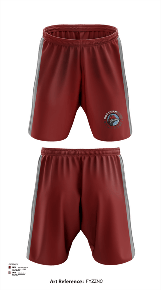 Athletic Shorts With Pockets, Goodman Middle School Soccer, Men's Soccer, Teamtime, Team time, sublimation, custom sports apparel, team uniforms, spirit wear, spiritwear, sports uniforms, custom shirts, team store, custom team store, fundraiser sports, apparel fundraiser