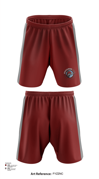 Goodman Middle School Soccer 21571091 Athletic Shorts With Pockets - 126