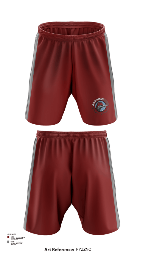 Athletic Shorts With Pockets, Goodman Middle School Soccer, Men's Soccer, Teamtime, Team time, sublimation, custom sports apparel, team uniforms, spirit wear, spiritwear, sports uniforms, custom shirts, team store, custom team store, fundraiser sports, apparel fundraiser