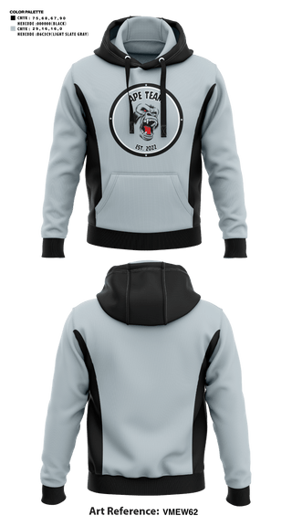 Hoodie, Ape Team, Men's Basketball, Teamtime, Team time, sublimation, custom sports apparel, team uniforms, spirit wear, spiritwear, sports uniforms, custom shirts, team store, custom team store, fundraiser sports, apparel fundraiser