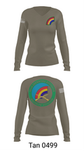 42nd ID 48314623 Women's Long Sleeve V-neck Shirt - 77
