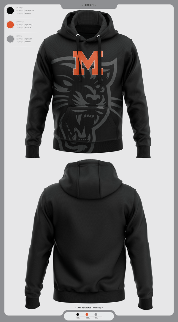 Hoodie, Milton Area Black Panthers, , Teamtime, Team time, sublimation, custom sports apparel, team uniforms, spirit wear, spiritwear, sports uniforms, custom shirts, team store, custom team store, fundraiser sports, apparel fundraiser