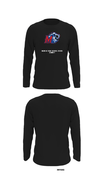 Madras High School Cross Country 26363837 Long Sleeve Performance Shirt - 27