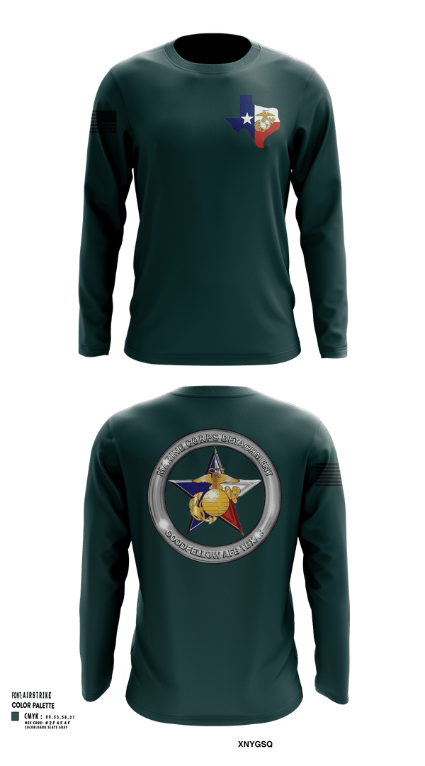 Long Sleeve Performance Shirt, Goodfellow AFB MCD, Marines, Teamtime, Team time, sublimation, custom sports apparel, team uniforms, spirit wear, spiritwear, sports uniforms, custom shirts, team store, custom team store, fundraiser sports, apparel fundraiser