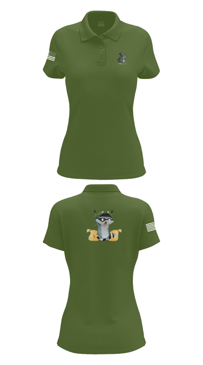 2-2 B Co. 61731928 Women's Short Sleeve Performance Polo  - 55