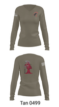 A Co. 152 BEB 67223889 Women's Long Sleeve V-neck Shirt - 77