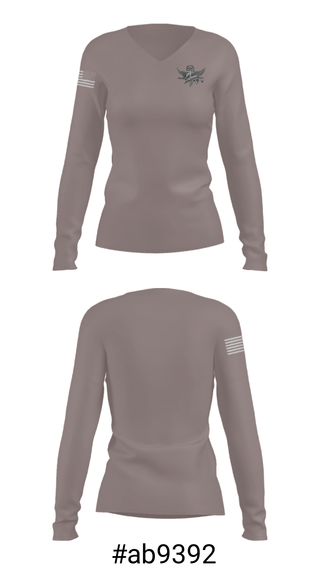 Women's Long Sleeve Vneck Shirt, Joliet Police Special Operations Squad, Police, Teamtime, Team time, sublimation, custom sports apparel, team uniforms, spirit wear, spiritwear, sports uniforms, custom shirts, team store, custom team store, fundraiser sports, apparel fundraiser
