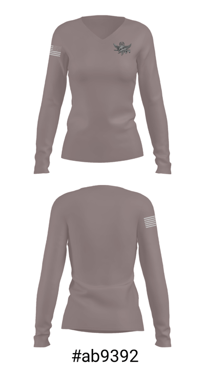 Joliet Police Special Operations Squad 84306509 Women's Long Sleeve V-neck Shirt - 20