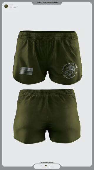 Women's Shorts, IMC, Marines, Teamtime, Team time, sublimation, custom sports apparel, team uniforms, spirit wear, spiritwear, sports uniforms, custom shirts, team store, custom team store, fundraiser sports, apparel fundraiser
