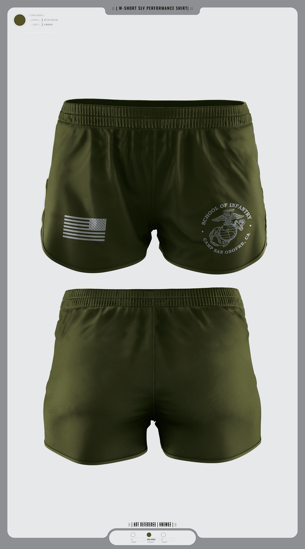 Women's Shorts, IMC, Marines, Teamtime, Team time, sublimation, custom sports apparel, team uniforms, spirit wear, spiritwear, sports uniforms, custom shirts, team store, custom team store, fundraiser sports, apparel fundraiser