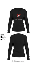 331 TRS / FLT 154 WOLFPACK 75262694 Women's Long Sleeve V-neck Shirt - 22