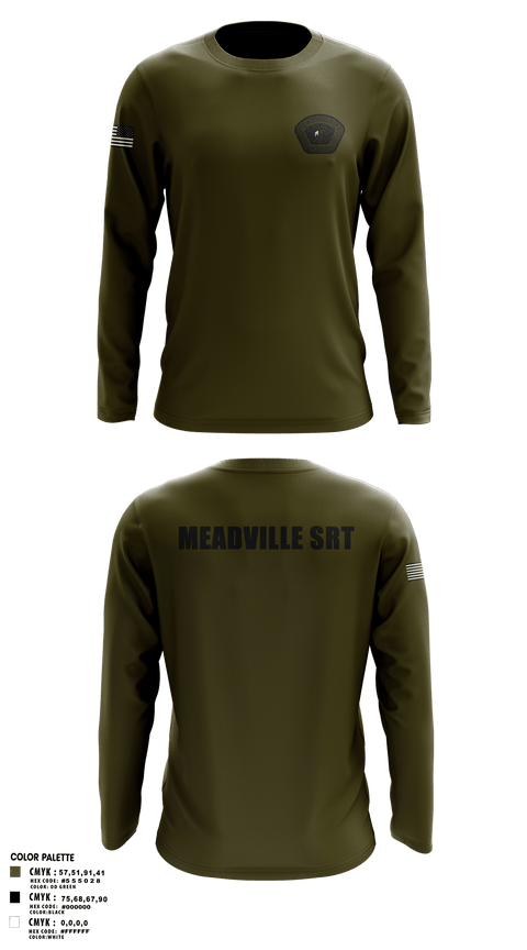 Long Sleeve Performance Shirt, Meadville SRT, Police, Teamtime, Team time, sublimation, custom sports apparel, team uniforms, spirit wear, spiritwear, sports uniforms, custom shirts, team store, custom team store, fundraiser sports, apparel fundraiser