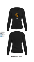 317th support maintenance company 3788646 Women's Long Sleeve V-neck Shirt - 22