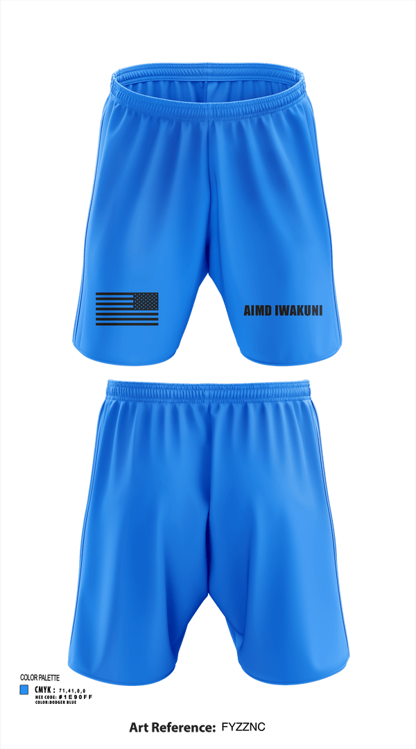 Athletic Shorts With Pockets, AIMD Iwakuni, Navy, Teamtime, Team time, sublimation, custom sports apparel, team uniforms, spirit wear, spiritwear, sports uniforms, custom shirts, team store, custom team store, fundraiser sports, apparel fundraiser