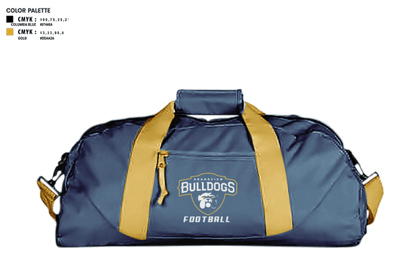 Duffle Bag, Grandview Middle School Football, Football, Teamtime, Team time, sublimation, custom sports apparel, team uniforms, spirit wear, spiritwear, sports uniforms, custom shirts, team store, custom team store, fundraiser sports, apparel fundraiser