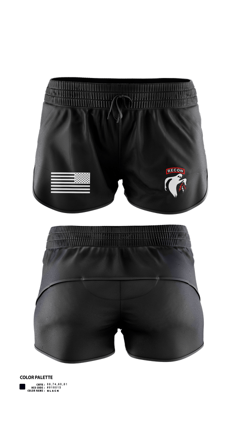 Womens Shorts, Ghost Platoon, HHC, 2-8 CAV, 1ABCT, 1CD, , Teamtime, Team time, sublimation, custom sports apparel, team uniforms, spirit wear, spiritwear, sports uniforms, custom shirts, team store, custom team store, fundraiser sports, apparel fundraiser