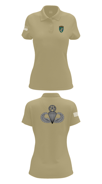 Charlie “Chaos” Company 47870658 Women's Short Sleeve Performance Polo  - 95