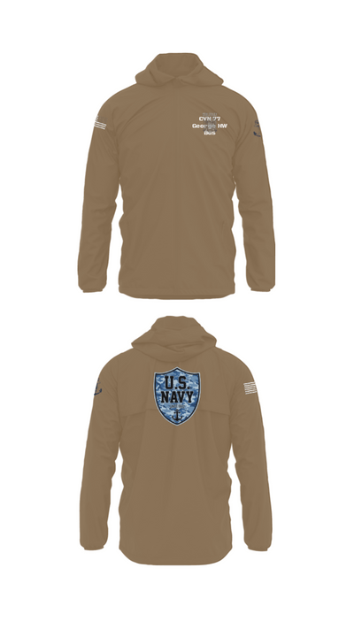 CVN 77 George HW Bus 94572783 Windbreaker - 1